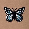Dalix Butterfly Embroidery Relaxed Crewneck Sweatshirt Soft Fleece Fit Lounge Womens - 2 of 4