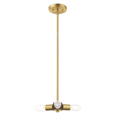 Livex Lighting Copenhagen 3 - Light Chandelier in  Satin Brass