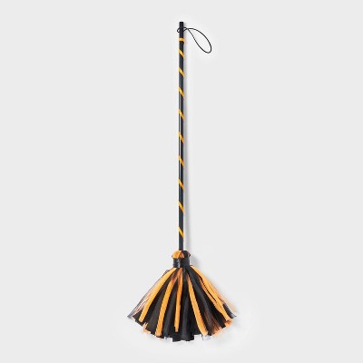 Kids' Orange/Black Witch Broom Halloween Costume Accessory - Hyde & EEK! Boutique™