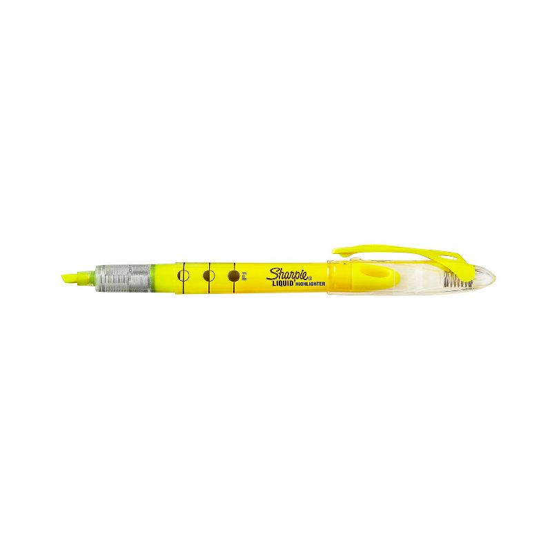 Sharpie Accent Liquid Pen Style Highlighter Chisel Tip Fluorescent Yellow Dozen 1754463, 5 of 7