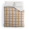Deny Designs 3pc King Menina Lisboa Blue and Yellow Striped Comforter and Pillow Sham Set Blue: Non-Woven, Machine Washable, Abstract Design - 2 of 4