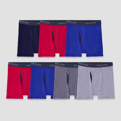Fruit Of The Loom Boys' Bonus Pack 7 Boxer Briefs - Colors May Vary S