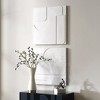 Uttermost Contours Wood Wall Decor, Set Of 2, White - 4 of 4