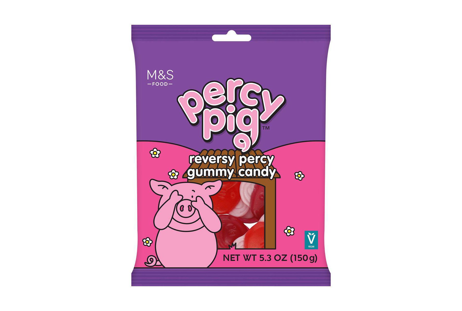 M&S Reversy Percy Pig Candy - 5.3oz