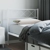 vidaXL Metal Headboard, White, 39.4" - 2 of 4