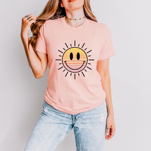 Simply Sage Market Sunshine Smiley Short Sleeve Tee - 1 of 4