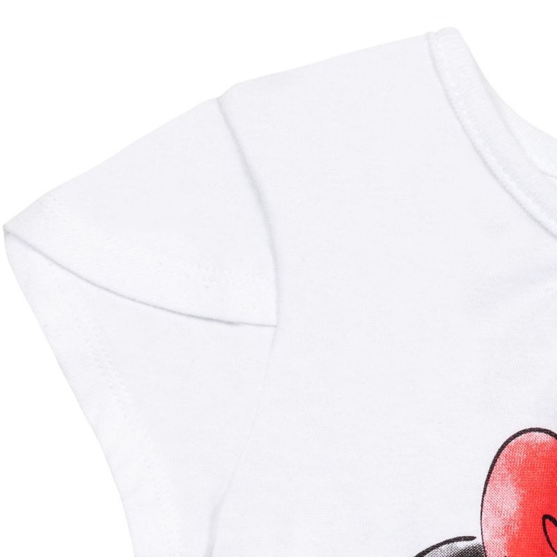 Disney Minnie Mouse T-Shirt Tutu Skirt Scrunchy Set Red/White , 4 of 8