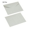 Unique Bargains Business Wedding Birthday V Flap Invitation Envelope 4 x 2.8 inch 50 Pcs - 3 of 4
