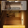 YANSUN 2-Pack 1W Plug-in Motion Sensor Night Light, Black, 3000K Warm Light, 3-Step Dimming, Up/Down Light, US Plug - 3 of 4