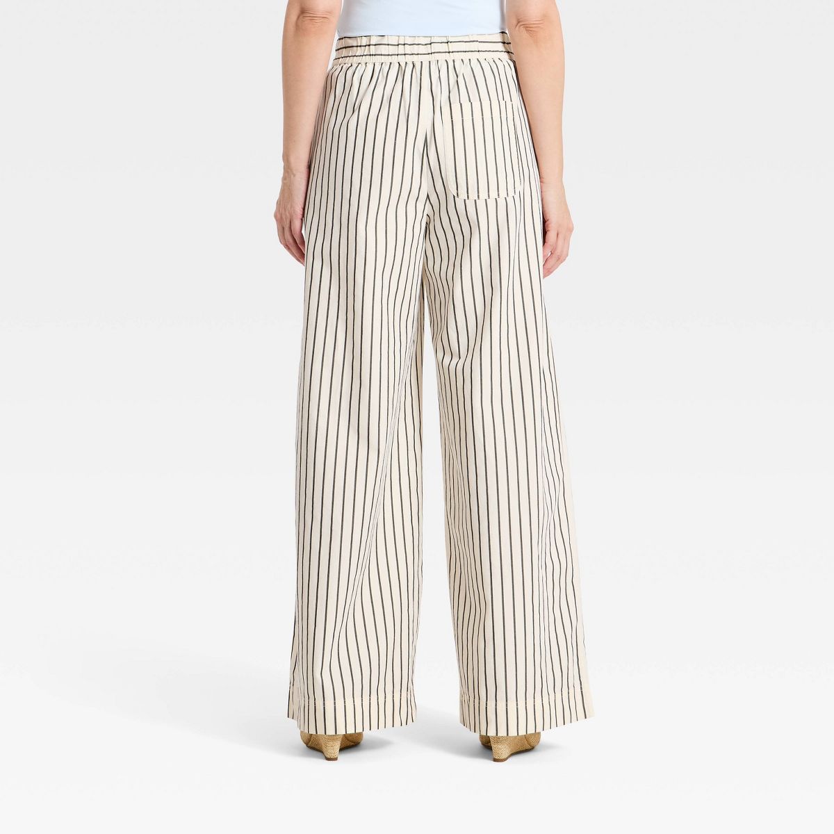 Women's Pull-On Twill Pants - A New Day™ - thumbnail 5