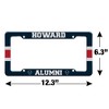 Howard University Alumn License Plate Tag Frame - 4 of 4
