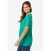 Woman Within Plus Size Perfect Short-Sleeve Scoopneck Tee - 4 of 4