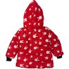 Yoki Toddler Girls' Faux Fur Trim Hooded Puffer Coats - 2 of 3