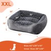 JOEJOY Rectangle Dog Bed,Sleeping Sofa Non-Slip Bottom Breathable Soft Puppy Bed Durable Orthopedic Calming Pet Cuddler - 2 of 4