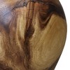 Uttermost Lomas Solid Wood Accent Stool – Hand-Carved Suar Wood Seat for Rustic, Organic Texture in Modern Interiors - 3 of 4