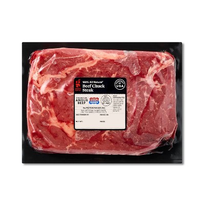 Angus Beef Chuck Steak - price per lb - Good & Gather™