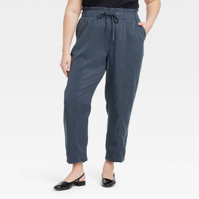 Women's High-Rise Tapered Ankle Pull-On Joggers - A New Day™