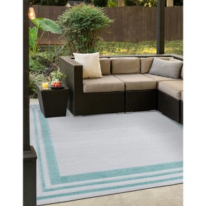 Unique Loom  Aruba Outdoor Tanki Area Rug - 1 of 4
