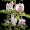 4.25"H Sullivans Yee Haw Disc Christmas Ornaments Set of 2, Multicolor, Christmas Tree Decor - 3 of 3