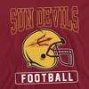 Men's Arizona State University Football Helmet Pull-Over Hoodie Garnet 2X Large - 2 of 4