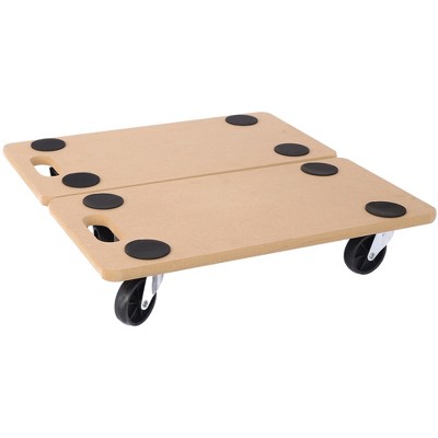 Skran Furniture Moving Dolly, Heavy Duty Wood Rolling Mover with WheelsHeavy Items, Securely Holds 500 Lbs