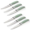 Oster Lindbergh 14 Piece Stainless Steel Cutlery Set in Green with Soft Grip Handles - 4 of 4