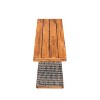 Christopher Knight Home Tori Outdoor Acacia Wood and Rattan Bench with Slatted Seat - 4 of 4