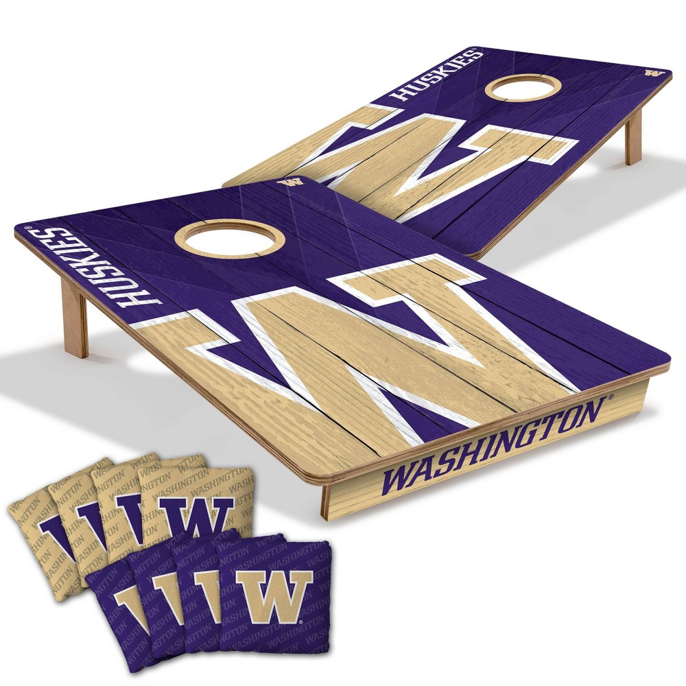 NCAA Washington Huskies 2'x3' Wood Toss Game Set