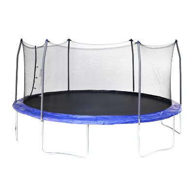 Skywalker Trampolines 17' Oval Trampoline with Enclosure - Blue