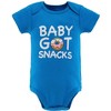 The Peanutshell Baby Boy or Girl Short Sleeve Bodysuits, 5-Pack, Little Foodie, Newborn to 24 Months - 3 of 4
