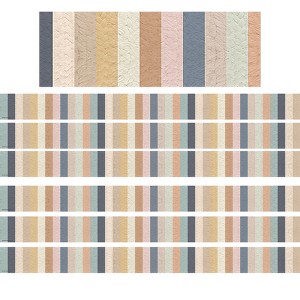 Teacher Created Resources® Everyone is Welcome Stripes Straight Border Trim, 35 Feet Per Pack, 6 Packs - 1 of 4