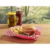 Blue Rhino Outdoor Picnic Barbecue Serving Baskets, Red (Pack of 4) - 2 of 3