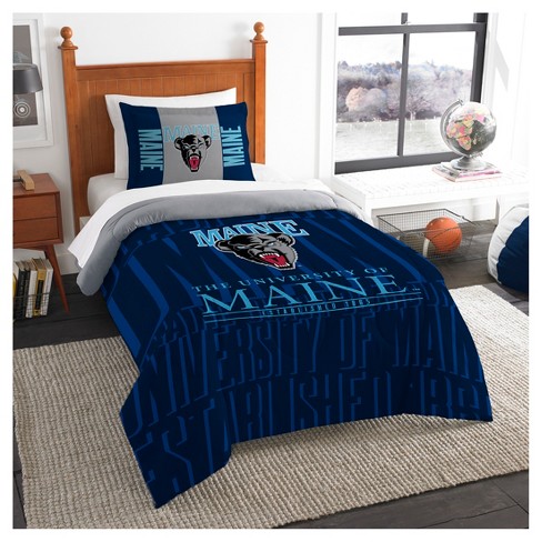 Ncaa Northwest Modern Take Twin Comforter Set Maine Black Bears