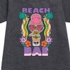 Girls' - LOL Surprise! - Groovy Beach Babe Graphic Short Sleeve Fleece Dress - 2 of 3
