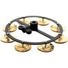 MEINL Headliner Series Hand Hammered Brass Jingles Hi-Hat Tambourine - 4 of 4