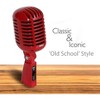 Pyle Classic Retro Dynamic Vocal Microphone, Vintage Style, Red, Includes 16' XLR Cable, High Output, Acoustic Pop Filter - 2 of 4
