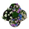 TROPOW 2-Pack Galvanized Raised Garden Bed, Outdoor Planter Box with Open Base for Herbs, Veggies & Flowers - 2 of 4
