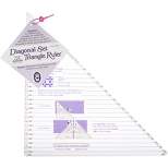 Marti Michell Large Diagonal Set Triangle Ruler-6" To 16" Blocks