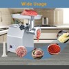 Commercial Heavy Duty Meat Grinder, Electric Meat Grinder with 1 Sausage Tubes, 2 Blades, 2 Plates, Meat Grinder Max Yield for Home Kitchen Use - 4 of 4