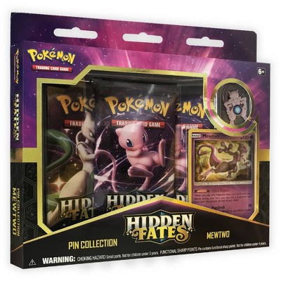 Pokemon Hidden Fates Trading Card Game Pin Collection Mewtwo