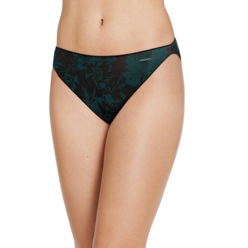 Jockey Women's No Panty Line Promise Tactel String Bikini 5 Green Floral :  Target