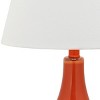Amy Gourd Table Lamp - 24 Inch Height - LIT4087 - Orange - Safavieh - 3 of 4