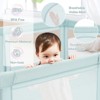 Infans Extra Large Baby Playpen Safety Baby Play Yard w/50 Ocean Balls & 4 Handles - 4 of 4