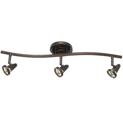 Cal Lighting SL-808-3-RU Contemporary Modern LED Pendant from Serpentine Collection in Bronze / Dark Finish, 24.75 inches