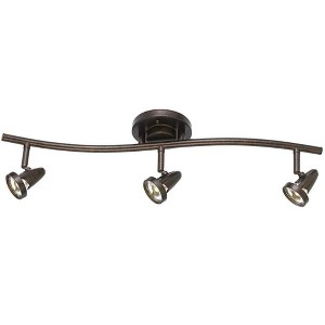 Cal Lighting SL-808-3-RU Contemporary Modern LED Pendant from Serpentine Collection in Bronze / Dark Finish, 24.75 inches - 1 of 2