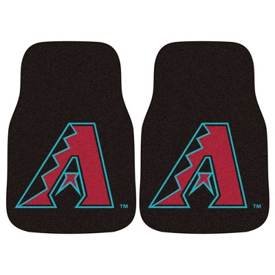 MLB Arizona Diamondbacks Carpet Car Mat Set - 2pc