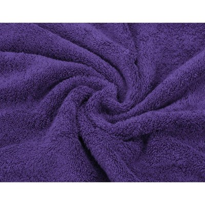 Luxury Purple Turkish Cotton 6-Piece Towel Set