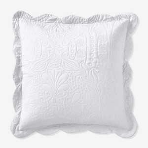 BrylaneHome Lily Pinsonic Damask Euro Sham - 1 of 2