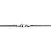 Black Bow Jewelry 1.2mm 14k White Gold Solid Wheat Chain Necklace - 4 of 4