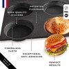 Flexipan Original 6 Individual Round Bread Roll Mold, Non-Stick, Handcrafted in France, Trusted by Chefs, Food Safe Certified - 2 of 4
